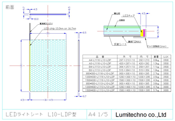 LEDライトシートL10-LDP